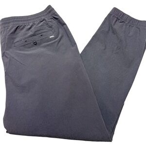 Hurley Nike Dri-FIT‎ Pants Mens 2XL Gray Joggers Drawstring Cuffs Stretch BV1574